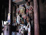 Mustang Lo Manthang 04 03 Jampa Gompa Main Floor Large Statue Of Jampa Maitreya